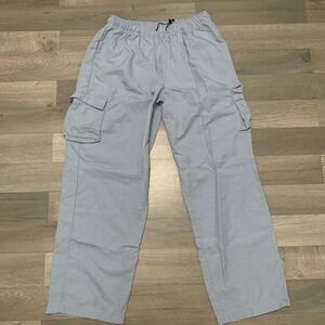 NIKE Air Jordan Woven Cargo Pants Women's Blue High Rise (D07209) - Size M